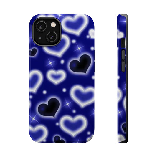 Heart Pattern Magnetic Phone Case for iPhone, Cute Phone Cover, Valentines Gift, Love Theme Case, Trendy Accessories