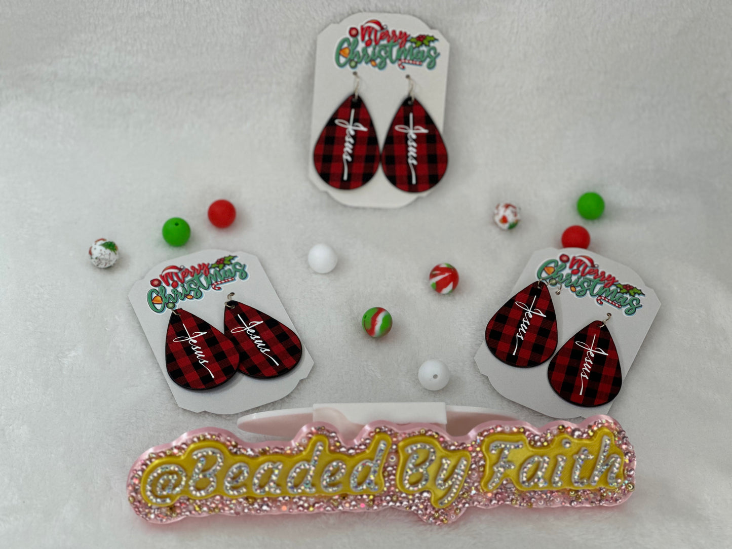 Christmas Jesus Earrings