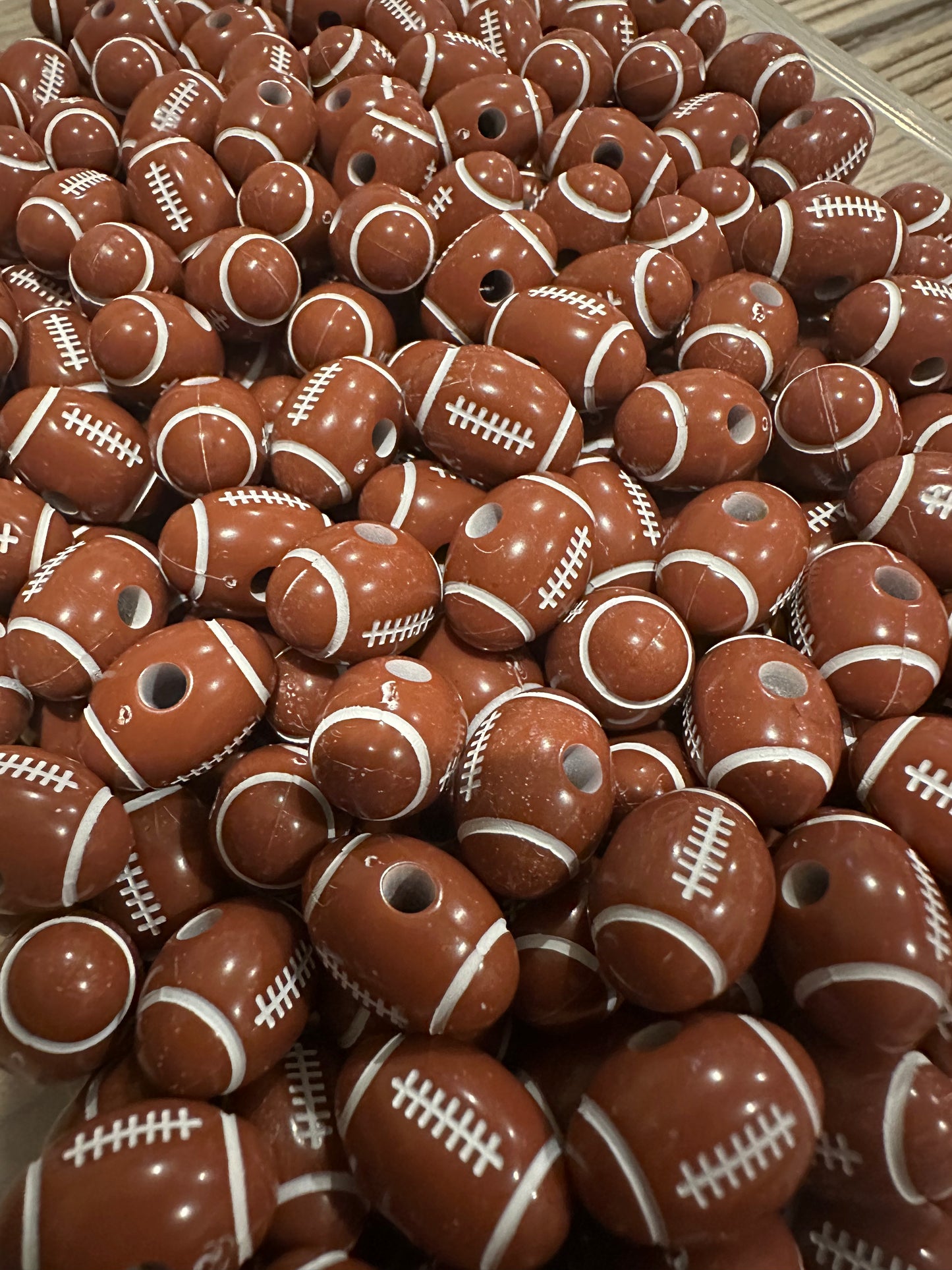 12MM sports acrylic beads