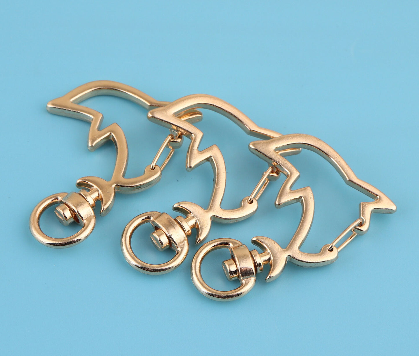 Star, Dolphin or Cat key chain clasp