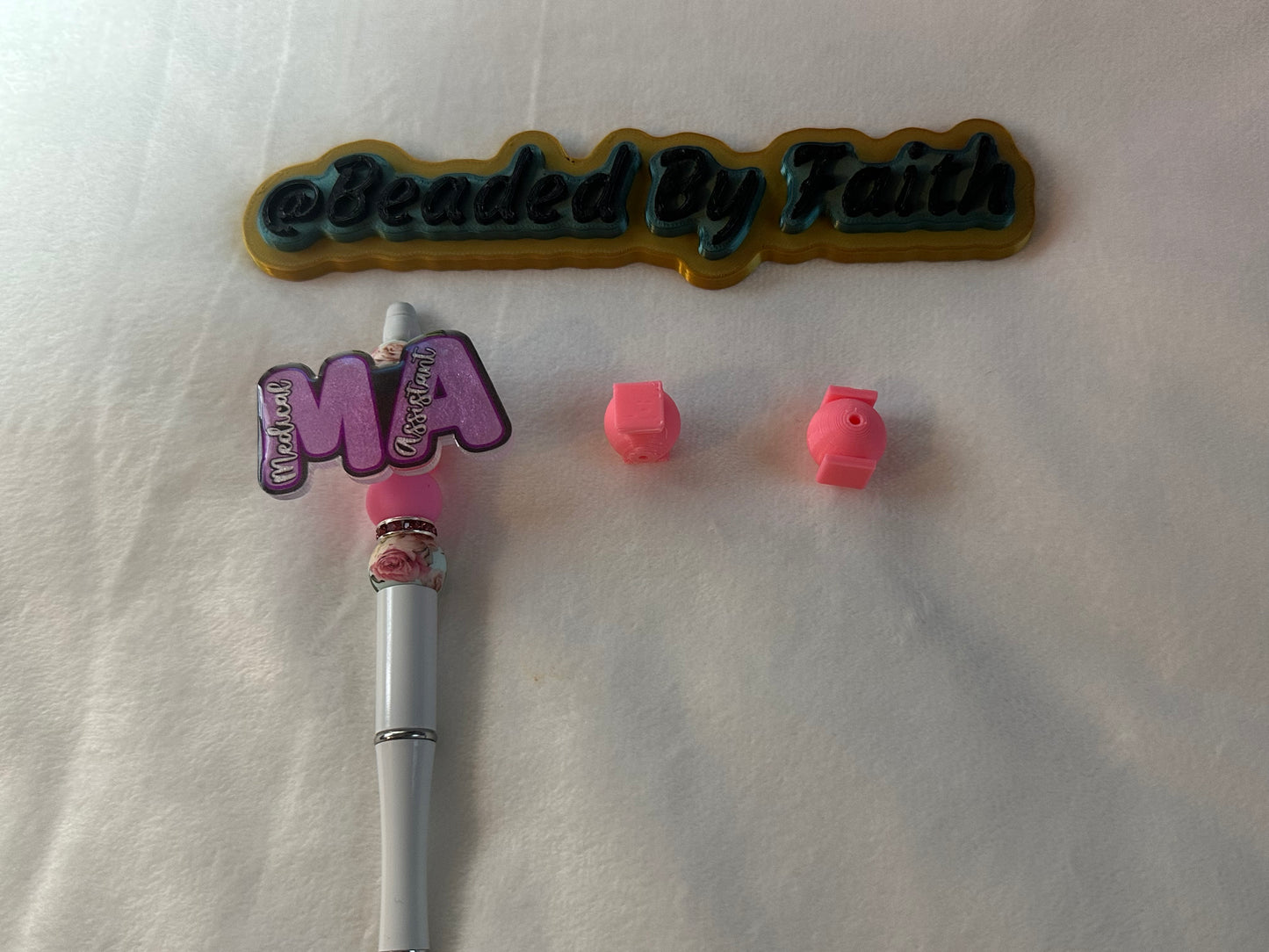 15MM Double Flat Back Bead (Big & Small)