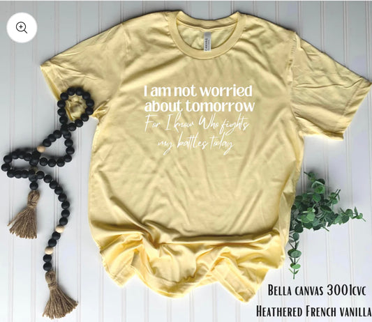 I Am Not Worried About Tomorrow Screen Print