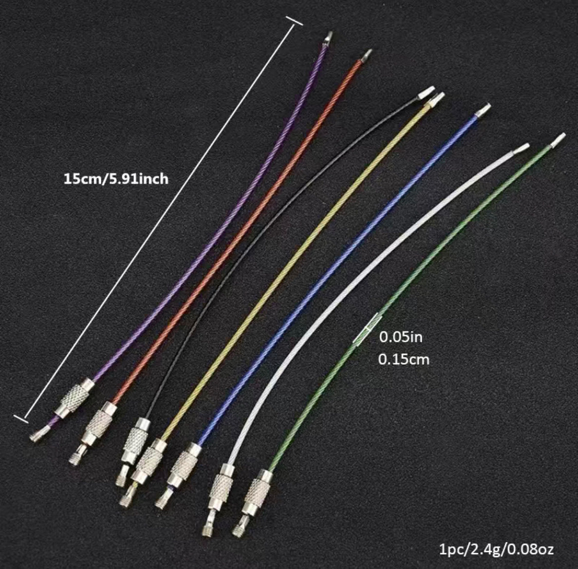 6in stainless steel wire loops