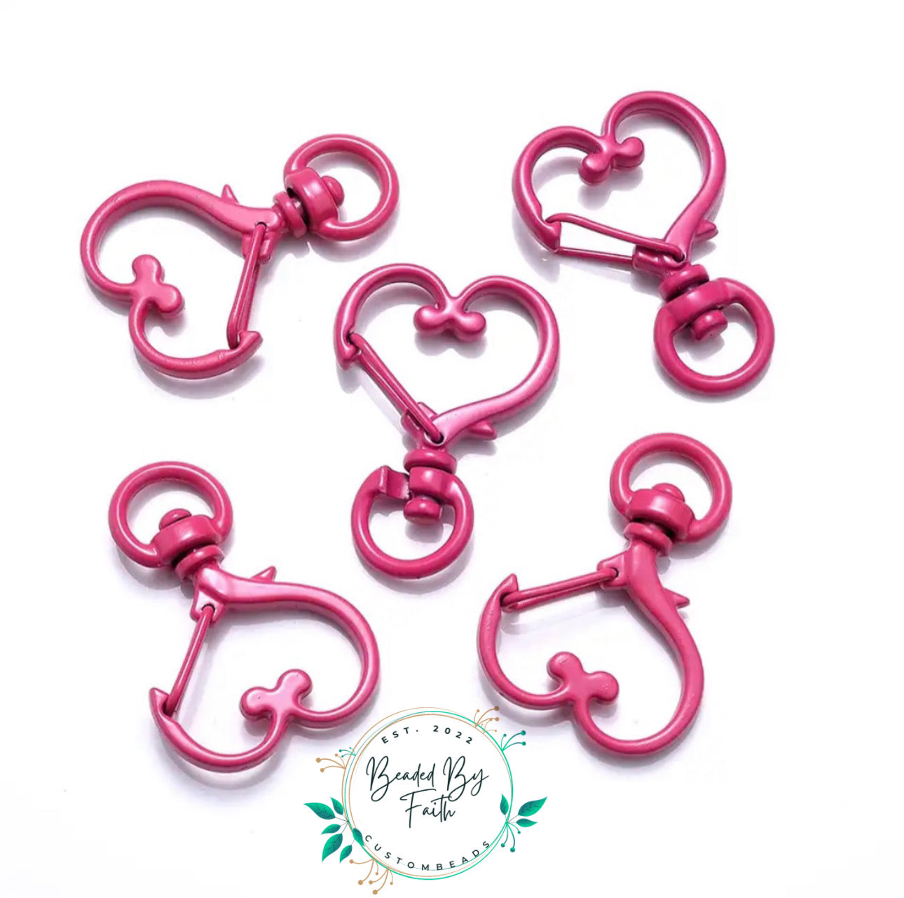 Heart key chain clasp