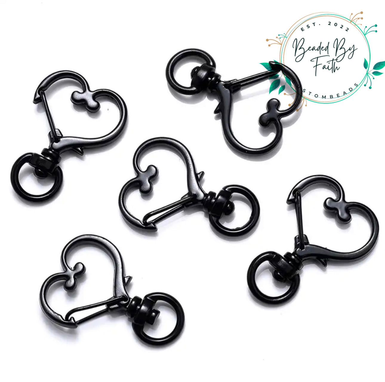 Heart key chain clasp