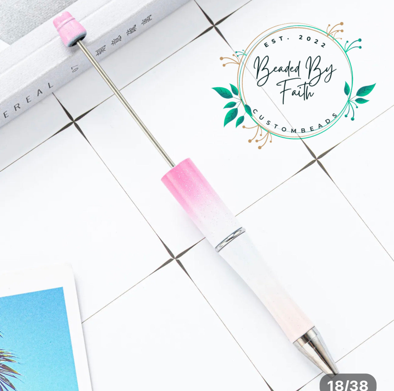 Plastic Bead-able Pens