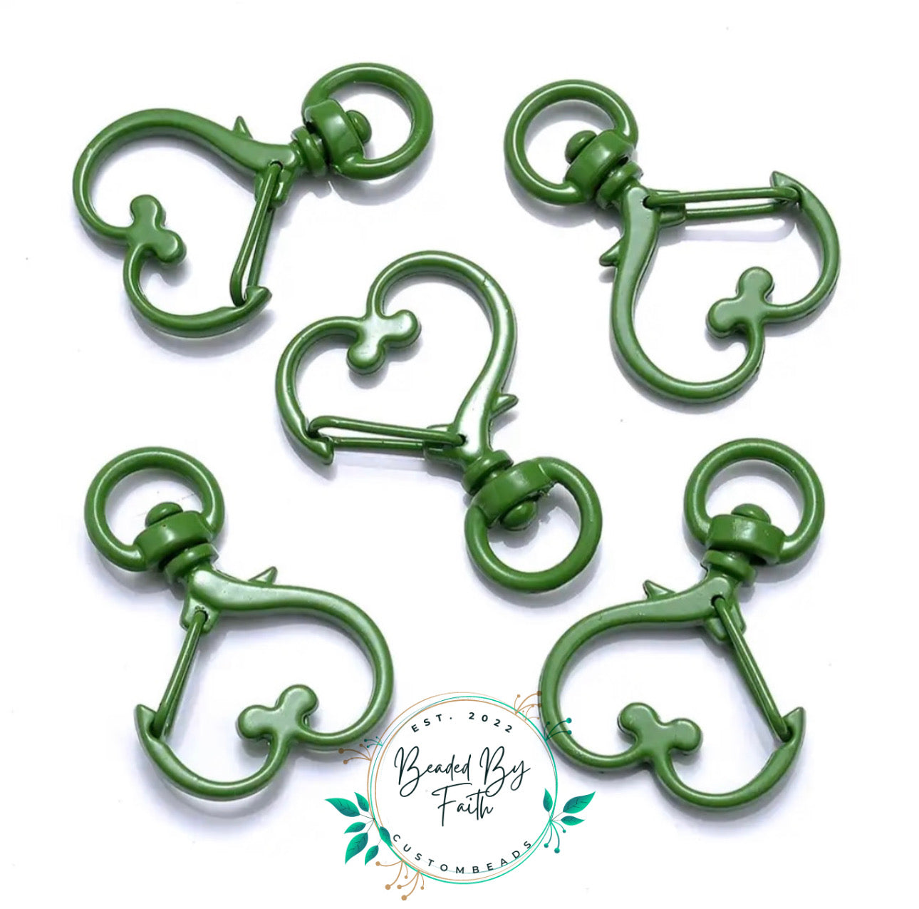 Heart key chain clasp