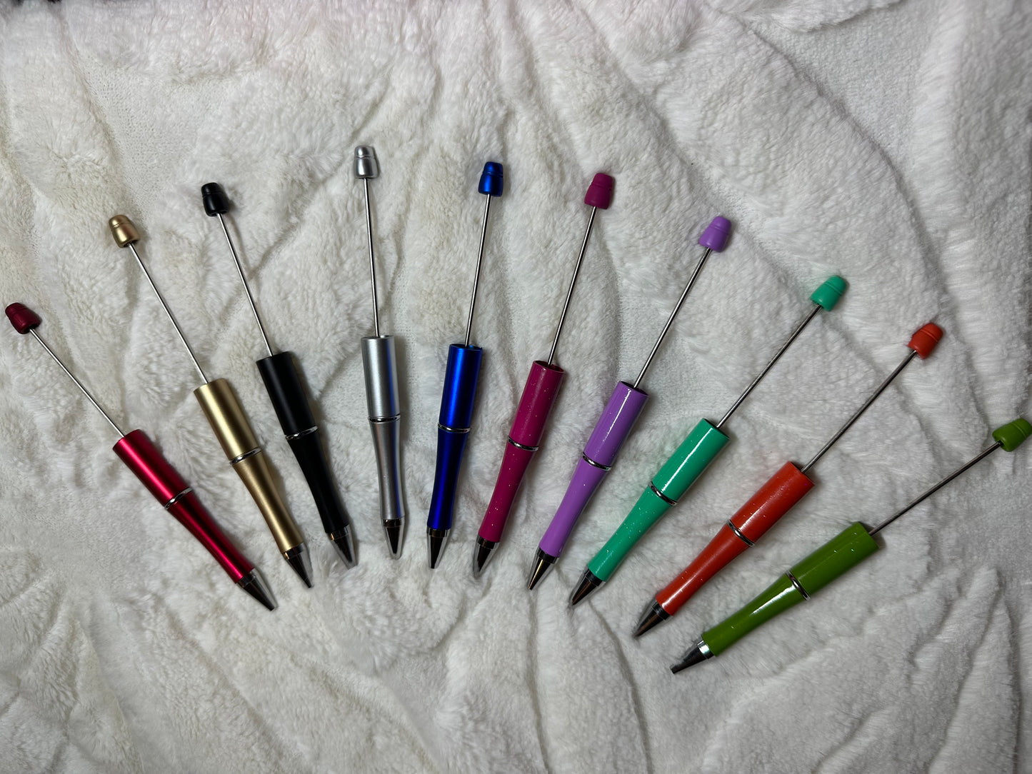 Plastic Bead-able Pens