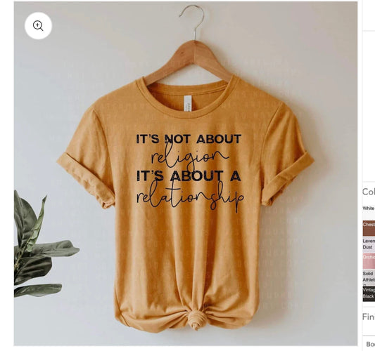Its not about Religion Screen Print